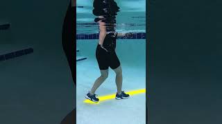 4 Ways to Walk in the Pool for Low Back Pain #ytshort #shorts #wateraerobics #waterexercise