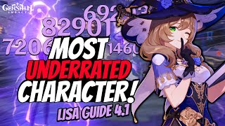 It's Time To Stop Neglecting Lisa! | Updated 4.1 Advanced Lisa Guide | Best Builds \u0026 Teams | GI