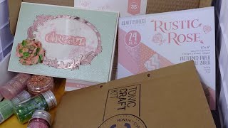 Tonic Craft Kit #35: Rustic Rose Review \u0026 Shaker Card Tutorial!