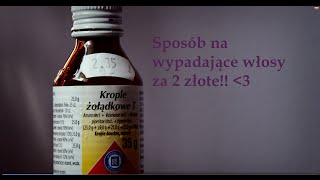 Sposób na wypadające włosy za 2 złote!