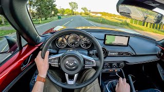 2024 Mazda MX-5 Miata Club - POV Test Drive (Binaural Audio)