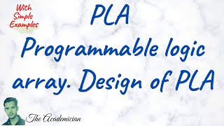 [COA 36] PLA : Programmable logic array