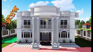 রাজকীয় ডুপ্লেক্স বাড়ি খরচ ৫০ থেকে ৮০ লক্ষ | VIP Duplex Home plan | Best Duplex Home plan