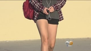 High School Students In Pasadena Protest Over Dress Code
