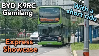 (SBST) BYD K9RC Gemilang Express Showcase + Short Ride [SG4005Z]