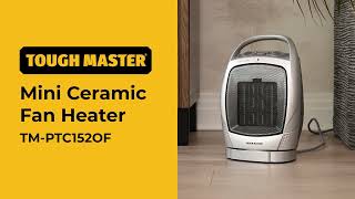 TOUGH MASTER® TM-PTC152OF Mini Ceramic Fan Heater Oscillating 1500W 50 Hz