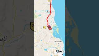 GUNTUR to CHENNAI route map 🗺️🗺️