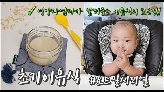 초기이유식 오트밀시리얼 영양사 엄마가 만드는 이유식