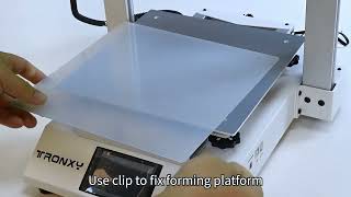 Tronxy Moore 2 Pro Ceramic & Clay 3d printer with Feeding system electric putter Installation Video