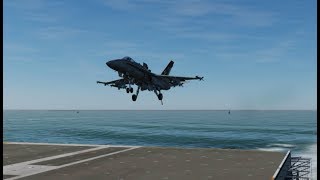 DCS: F/A-18C WAVE OFF WAVE OFF