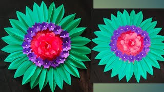 Innovative Creation out of waste// Paper flower//Wall Hanging//diy//#shreekrishnaartandcraft