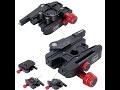 360°Panoramic Lever Clamp IS-QJ85BK forManfrotto 200PL/410PL & RRS Arca-Swiss Quick Release Plate