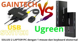 1 MOUSE DAN KEYBOARD UNTUK DUA LAPTOP / PC DENGAN MENGGUNAKAN USB SWITCH