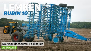 NEW - Déchaumeur à disques LEMKEN Rubin 10 - de 2,5 à 7 m