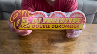 OJ WHEELS DOUBLE DUROMETER UNBOXING AND SETUP!!! 101A/95A(OUTER/INNER)