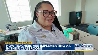 Wake teachers implementing AI as an aid to learning