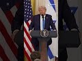 will be more violent if hamas israel hostage deal fails warns trump shorts hamas israel