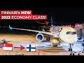 BRUTALLY HONEST | Finnair's NEW 2023 Economy Class on the A350-900 from SINGAPORE to HELSINKI