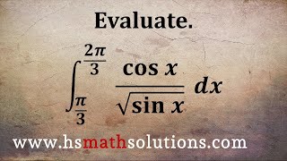 Definite Integral with Change of Variables, U-Substitution - Trigonometric Functions (Example)