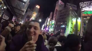 2016年大晦日。2017年カウントダウン、渋谷