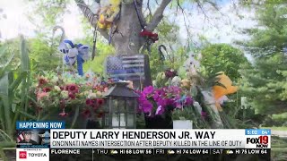 City renames street to honor Deputy Larry Henderson one year after his death