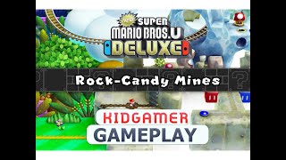 New Super Mario Bros U Deluxe - Gameplay Walkthrough Part 6 - Rock-Candy Mines! (Nintendo Switch)