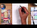 urban sketching tutorial easy step by step for beginners