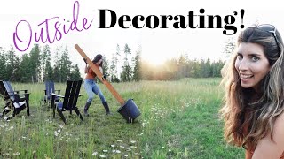 Decorate With Me Outside / Creating A Backyard Retreat for Summertime!
