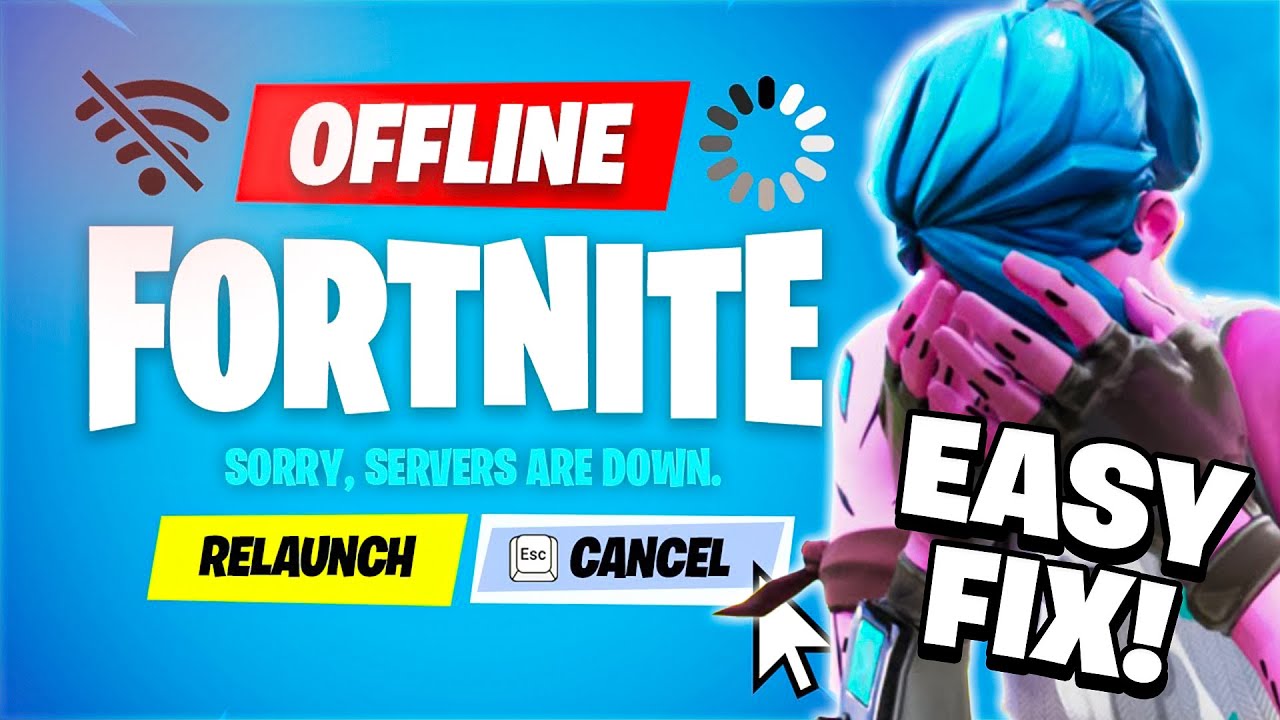 Why Is Fortnite Servers Down! (How To Fix Fortnite Servers Not ...