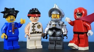 How to Build LEGO Ryu (Street Fighter), Phoenix Wright, Arthur (Ghosts 'n Goblins), & Viewtiful Joe