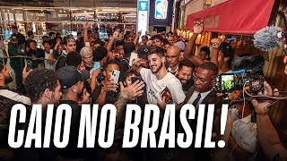O Caio Teixeira é CELEBRIDADE no Brasil! - Caio Reage (vlog)