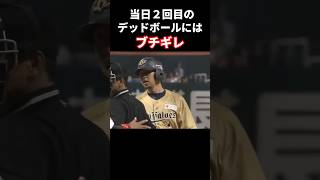 同じ日の2回目死球にさすがにブチギレ #プロ野球