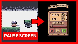 PAUSE SCREEN - Episode #13 - Platformer Tutorial Java