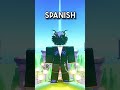 😳 I asked for Robux in DIFFERENT LANGUAGES.. #shorts #roblox