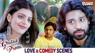 Ghatak Premi Love & Comedy Scenes | South Movie | Priyadarshi, Arjun Mahi | Aditya Movies