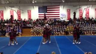 Bloomfield Varsity Cheerleading competition 2012-13