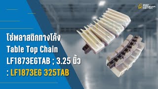 โซ่พลาสติกทางโค้ง Table Top Chain LF1873EGTAB ; 3.25 นิ้ว : LF1873EG 325TAB