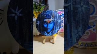 Shivratri Special Canvas Painting #shorts #shivratri #mahadev #acrylic #canvas #painting