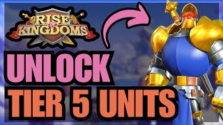 UPDATED BEST Guide to Unlock T5 F2P and efficently! Rise of Kingodms