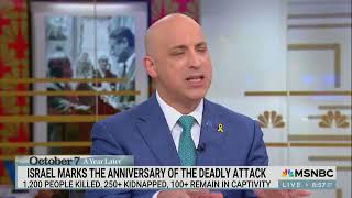 ADL CEO joins MSNBC's Morning Joe to commemorate anniversary of Oct. 7 attacks