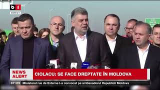 SUNT DAȚI ÎN FOLOSINȚĂ PRIMII KILOMETRI DIN AUTOSTRADA MOLDOVEI_Știri B1TV_7 nov. 2024