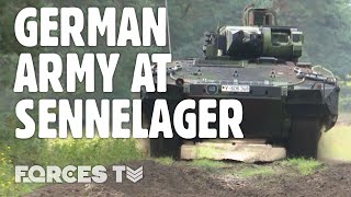 German Troops Train At Sennelager While British Army Personnel Are Away | Forces TV