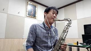 비내리는 고모령(현인) tenor saxophone ... korea song