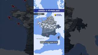 Météo du Samedi 15 au Lundi 17 Février 2025