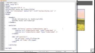 Javascript Programming Tutorial | Audio and Video HTML5 APIs