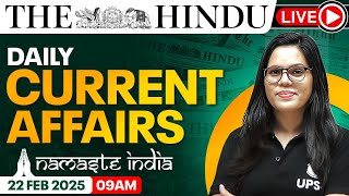 22 Feb 2025: Current Affairs Today | The Hindu Newspaper Analysis | Daily Current Affairs