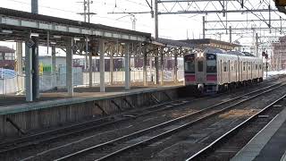 JR弘前駅　奥羽本線 弘前行き到着【701系・664M】　2022.03.22