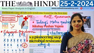 25-2-2024 | The Hindu Newspaper Analysis in English | #upsc #IAS #currentaffairs #editorialanalysis