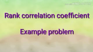 PQT (Part-13)Rank correlation coefficient[In Tamil]