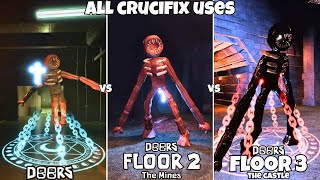 DOORS VS DOORS FLOOR 2 VS DOORS FLOOR 3 ALL CRUCIFIX USES